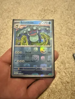 Pokemon Seismitoad 021/086 Sv Black Bolt Holo 170 HP Stage 2 English Card - Image 1