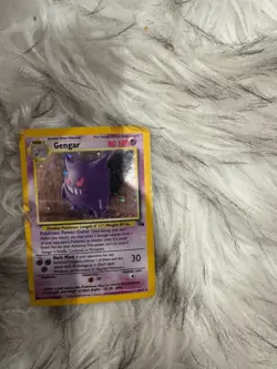 Pokemon Gengar Fossil Rare Holo Card 5/62 80 HP - Image 1
