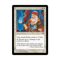 WOTC MtG Tempest Orim, Samite Healer (R) NM - Image 1