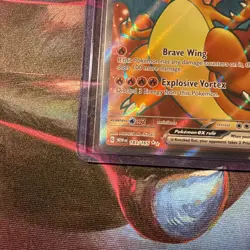 Pokemon TCG Charizard EX 183/165 Scarlet & Violet 151 Ultra Rare Card - Image 5