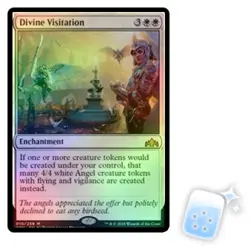 FOIL DIVINE VISITATION Guilds Of Ravnica GRN Magic MTG MINT CARD - Image 1