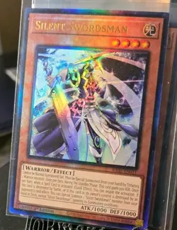 Yu-Gi-Oh! Silent Swordsman Ultimate Rare Card RA02-EN011 - Image 1
