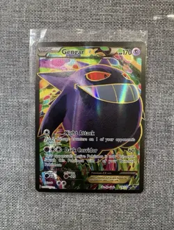 Gengar EX Full Art Holo Card 114/119 XY-Phantom Forces Damaged - Image 1