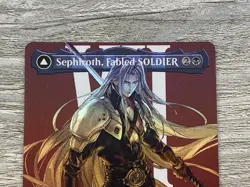 MTG Final Fantasy Sephiroth Fabled Soldier 0382 Borderless Foil- NM/M Pack Fresh - Image 3