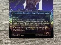 MTG Final Fantasy Sephiroth Fabled Soldier 0382 Borderless Foil- NM/M Pack Fresh - Image 5