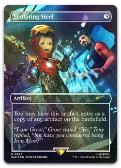Sculpting Steel (Rainbow Foil) #864 (NM) Secret Lair Drop SLD Magic MTG - Image 1