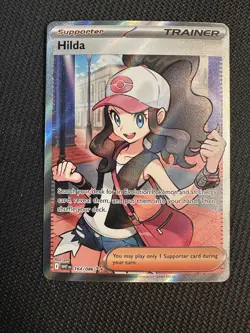Pokemon Hilda 164/086 Sv: White Flare Ultra Rare NM Near Mint - Image 1