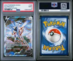 2022 POKEMON SWSH PROMO ARCEUS V FIGURE COLLECTION #204 ARCEUS V PSA 9 - Image 3