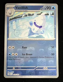 Vanillish 28/86 Masterball White Flare WHT -Near Mint- Pokemon TCG - Image 1
