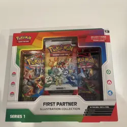 Pokemon First Partner Illustration Collection Series 1 Box, 3 Promos, Charmander - Image 1