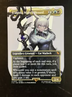 MTG Final Fantasy English Y'shtola, Night's Blessed Borderless 0207 Non-Foil - Image 1