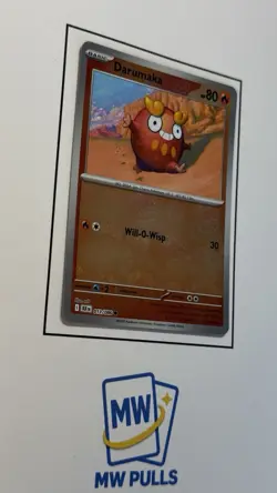 Pokemon TCG Darumaka (Master Ball Pattern) 013/086 Black Bolt Near Mint - Image 2