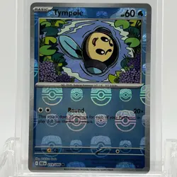 Pokemon TCG Black Bolt Tympole #019/086 Master Ball Reverse Holo NM - Image 1