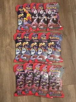 15X Pokemon TCG Destined Rivals Booster Pack New & Factory Sealed - Image 1