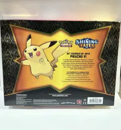 Pokemon TCG: Shining Fates Pikachu V Collection Box New 4 Packs 820650828690 - Image 2
