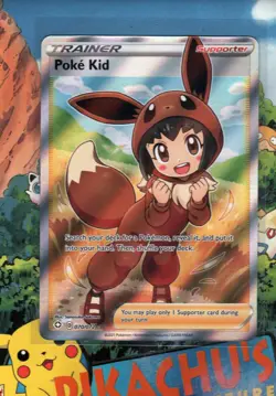 Pokemon TCG Poke Kid 070/072 Ultra Rare Shining Fates NM/M - Image 1