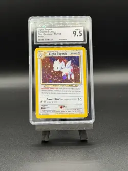 [CGC 9.5] Pokemon Light Togetic Neo Destiny #15 Unlimited Holo Rare WOTC Mint+ - Image 1