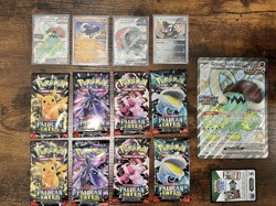 Pokemon TCG - Paldean Fates Booster Pack Lot of 8 FACTORY SEALED PACKS - Art Set - Image 1