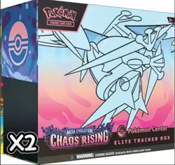 Pokemon Center Chaos Rising X2 ETB, X2 BOOSTER BUNDLES, X1 BOOSTER BOX PRESALE✅ - Image 1