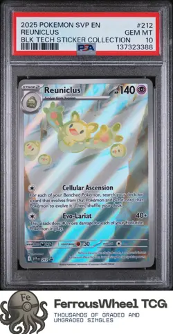 Reuniclus #212 - 2025 Pokemon Svp En-Sv Black Star Promo - PSA 10 - Image 1