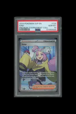2024 POKEMON TCG SVP EN-SV PROMO IONO PREMIUM TOURNAMENT COLLECTION IONO PSA 10 - Image 1