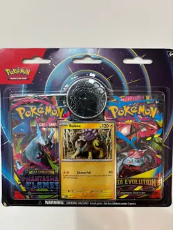 Pokemon TCG Phantasma Flames Mega Evolution Raikou Promo 2-Pack Blister - Image 1