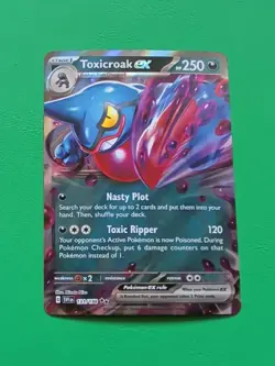 Pokemon TCG Toxicroak Ex 131/198 Scarlet & Violet - Image 1