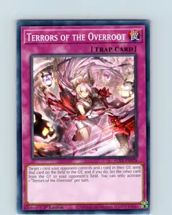 Yu-Gi-Oh TCG Terrors Of The Overroot POTE-EN078 1st Edition Common Card NM - Image 1