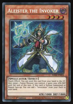 Aleister the Invoker ALT ART - RA04-EN024 - Secret Rare - 1st Edition Yugioh - Image 1