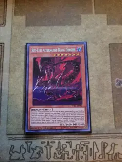 YUGIOH RED-EYES ALTERNATIVE BLACK DRAGON TN19-EN005 PRISMATIC SECRET LIMITED NM - Image 1