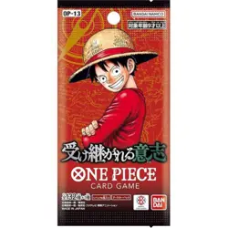 One Piece Card Game - Carrying On His Will OP-13 Booster Pack (Japanese) - Image 1