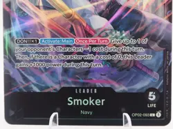 One Piece Card Game - Smoker (OP02-093) - Starter Deck 19: BLACK Smoker (ST-19) - Image 2