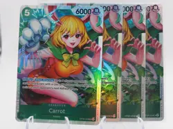 4x set Carrot (Reprint) OP08-023 Premium Booster -The Best- Vol. 2 One Piece NM - Image 1