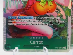 4x set Carrot (Reprint) OP08-023 Premium Booster -The Best- Vol. 2 One Piece NM - Image 2