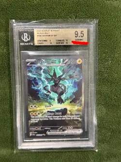 Pokemon Zekrom EX Black Bolt Special Illustration TCG Card #166/086 - Image 1