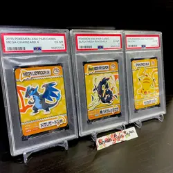 PSA 6 SET MEGA CHARIZARD RAYQUAZA & PIKACHU POKEMON ANA PAIR CARDS JAPANESE - Image 3