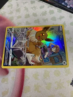 Eevee TG11/TG30 Brilliant Stars Trainer Gallery NM Rare Pokemon Card - Image 4