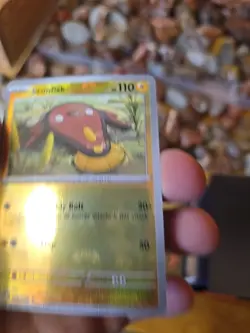 Stunfisk 035/086 Poke Ball Pattern Holo SV: White Flare Pokemon Card NM+ - Image 3