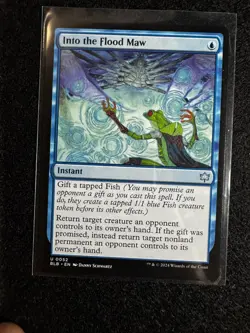 Into the Flood Maw Bloomburrow Regular MTG NM - Image 1