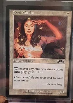 Soul Warden Exodus MTG Regular Lightly Played - Image 3