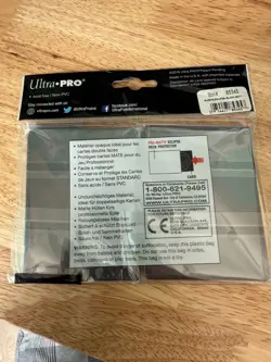 BLACK ULTRA PRO ECLIPSE PRO MATTE DECK PROTECTOR/SLEEVES (STANDARD SIZE) 80ct - Image 2