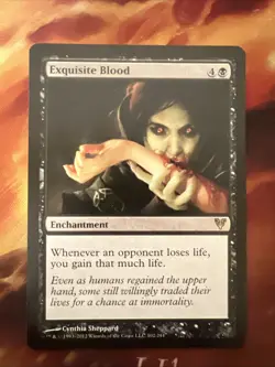 MTG Exquisite Blood Avacyn Restored Regular LP - Image 1