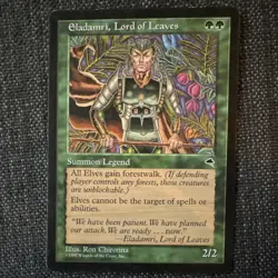 Magic: The Gathering Eladamri, Lord of Leaves Legendary Creature 1997 English - Image 1
