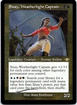 Sisay, Weatherlight Captain (Retro Frame) (Foil Etched) Modern Horizons, 6 NM - Image 1