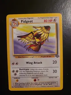 Pidgeot - 24/64 - Pokemon Jungle Unlimited Rare Card WOTC Vintage NM/LP - Image 1