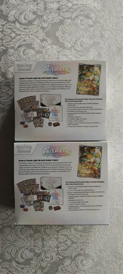 Pokemon TCG Prismatic Evolutions ETB Lot of 2 (New Sealed) - Image 2