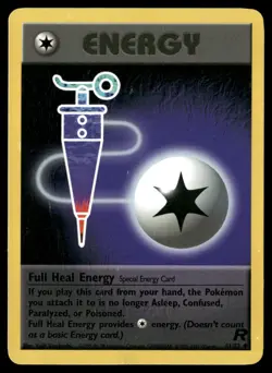 Full Heal Energy 81/82 Uncommon Team Rocket Pokemon Near Mint - Image 1