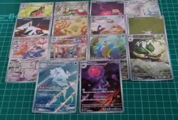 Pokemon AR Card Bundle 14 Card Lot SV8 SV7a VSTAR Universe Others Collection - Image 1