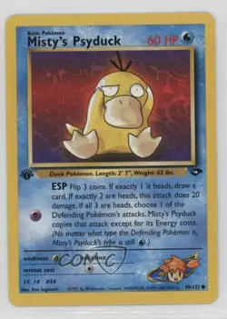 Misty's Psyduck 1st Ed. Pokemon Gym Challenge #90 2000 - Image 1