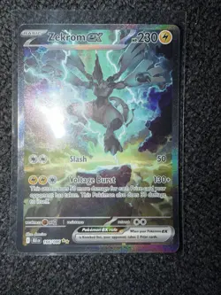 Pokemon Zekrom EX 166/086 Black Bolt Sir English Edition - Image 1